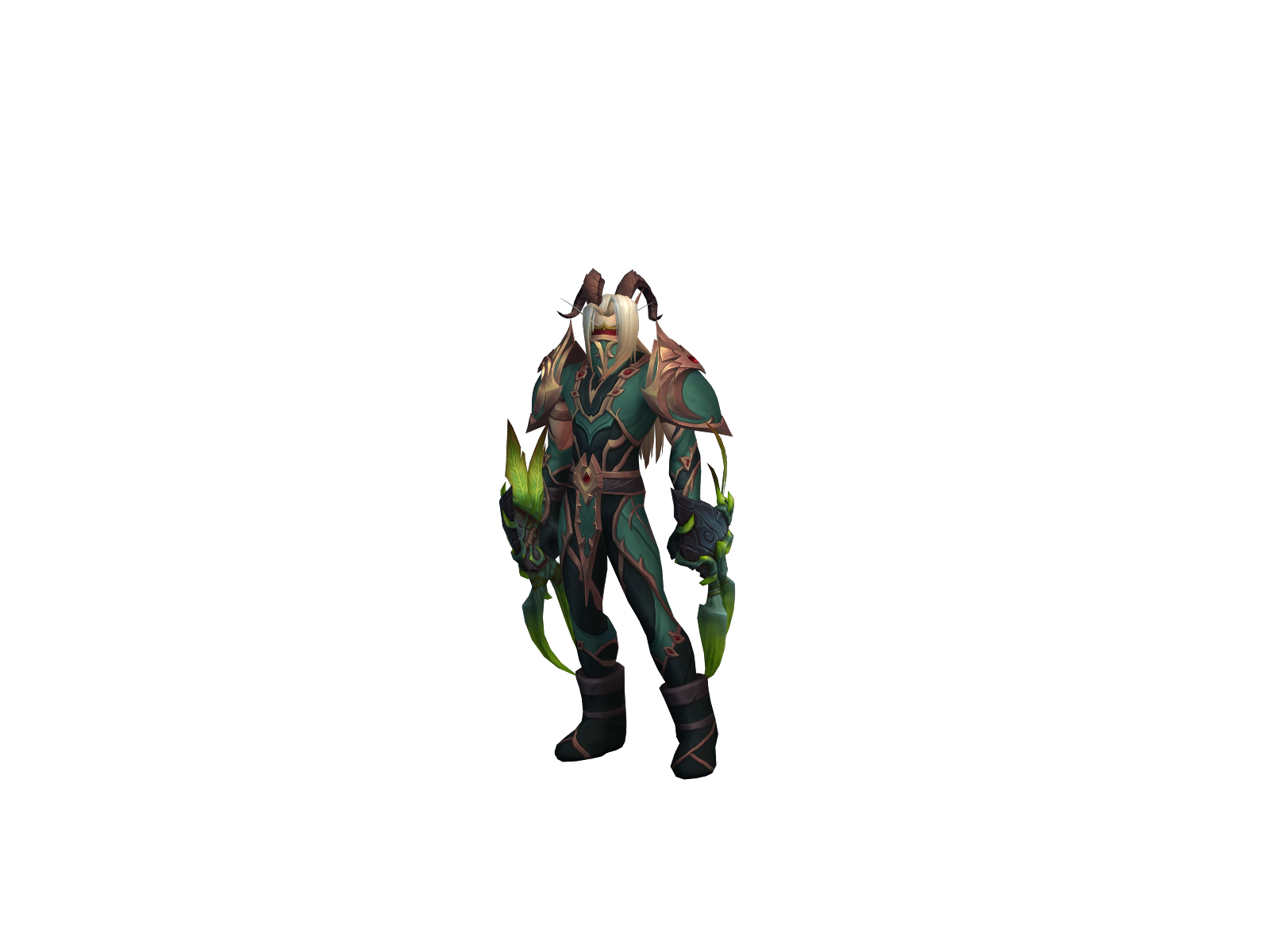 Shayminidh 3D character render
