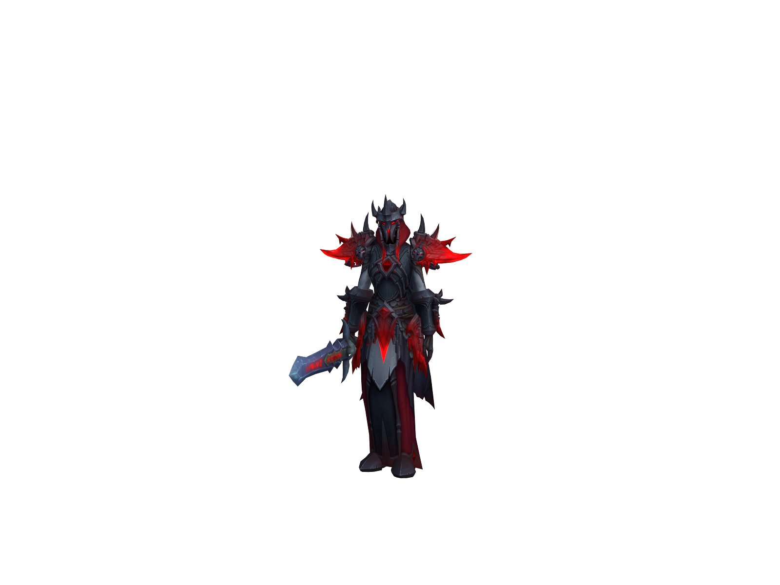 Callaine 3D character render