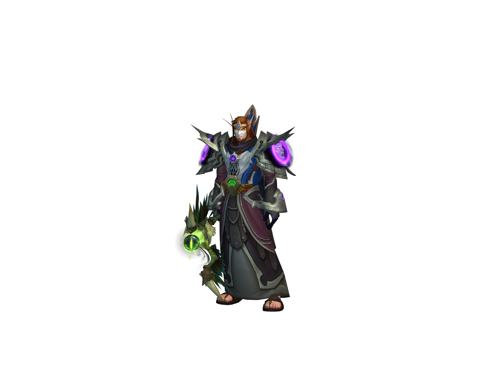 Welliandron 3D character render