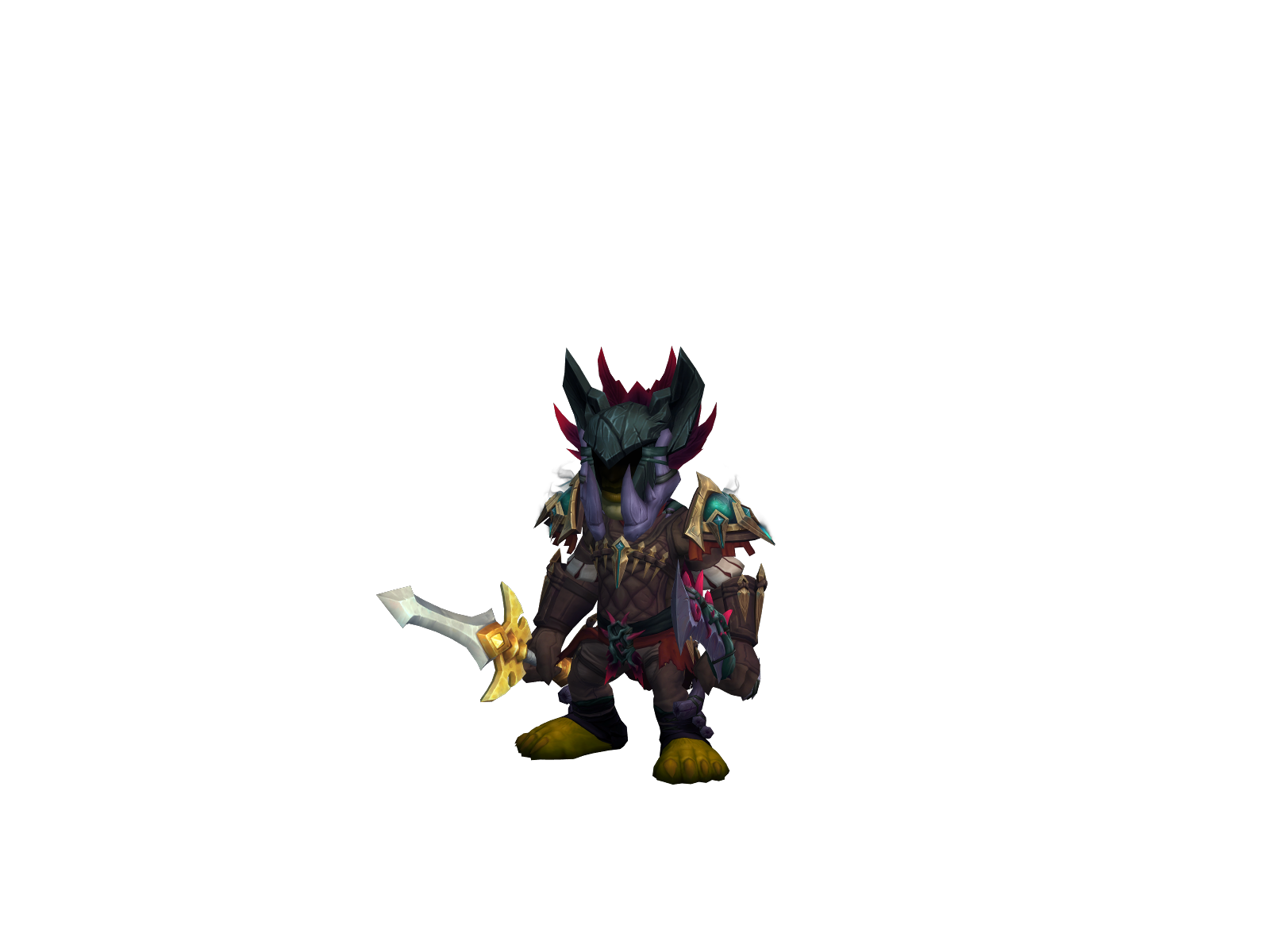 Eeak 3D character render