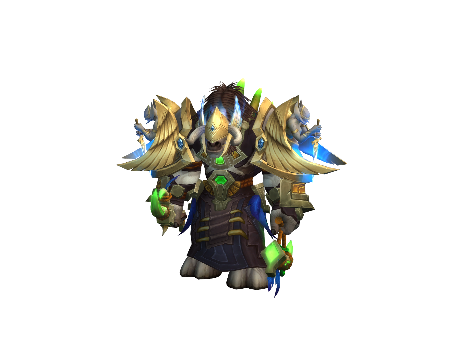 Cowleader 3D character render