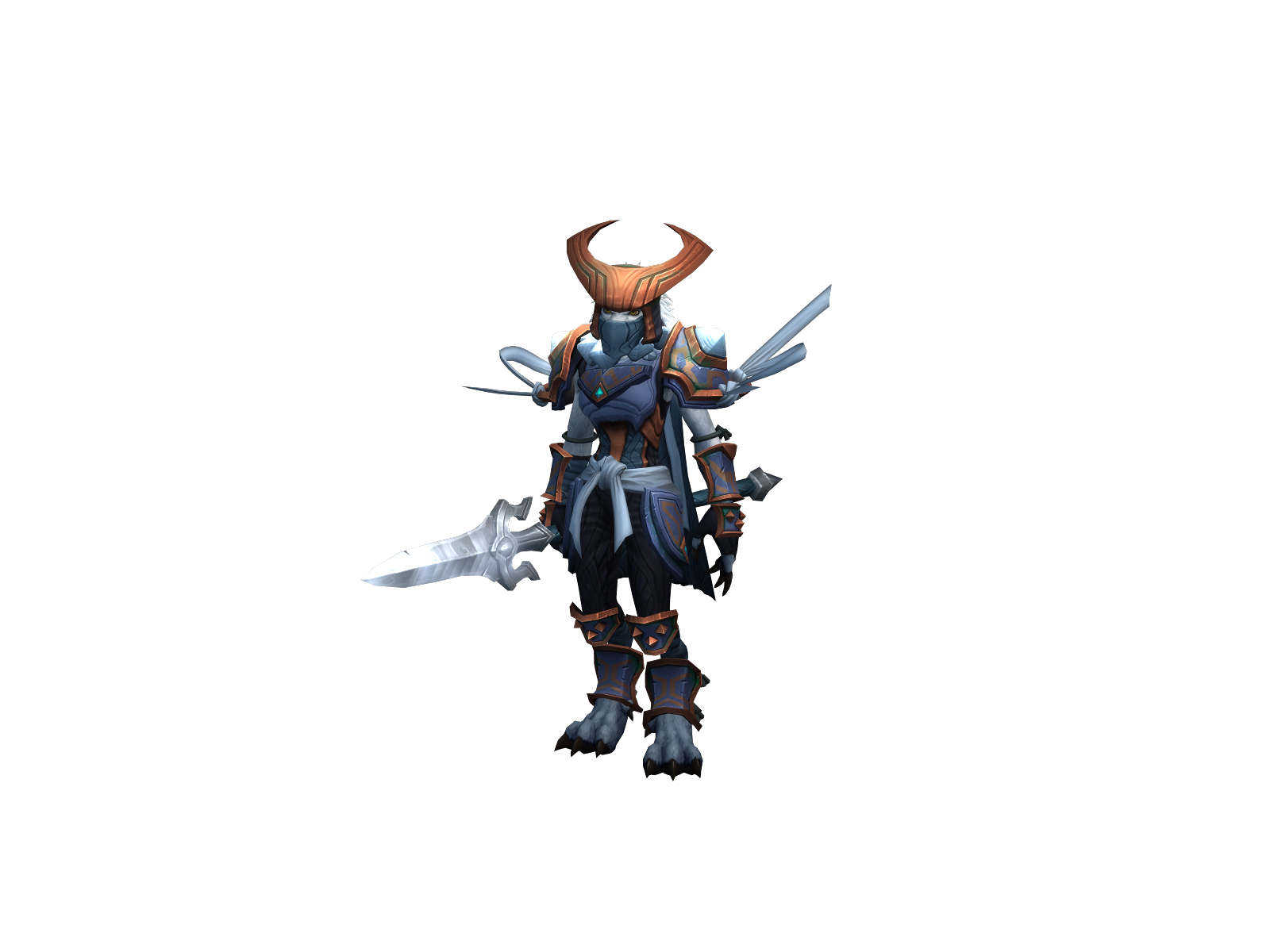 Mercymonk 3D character render