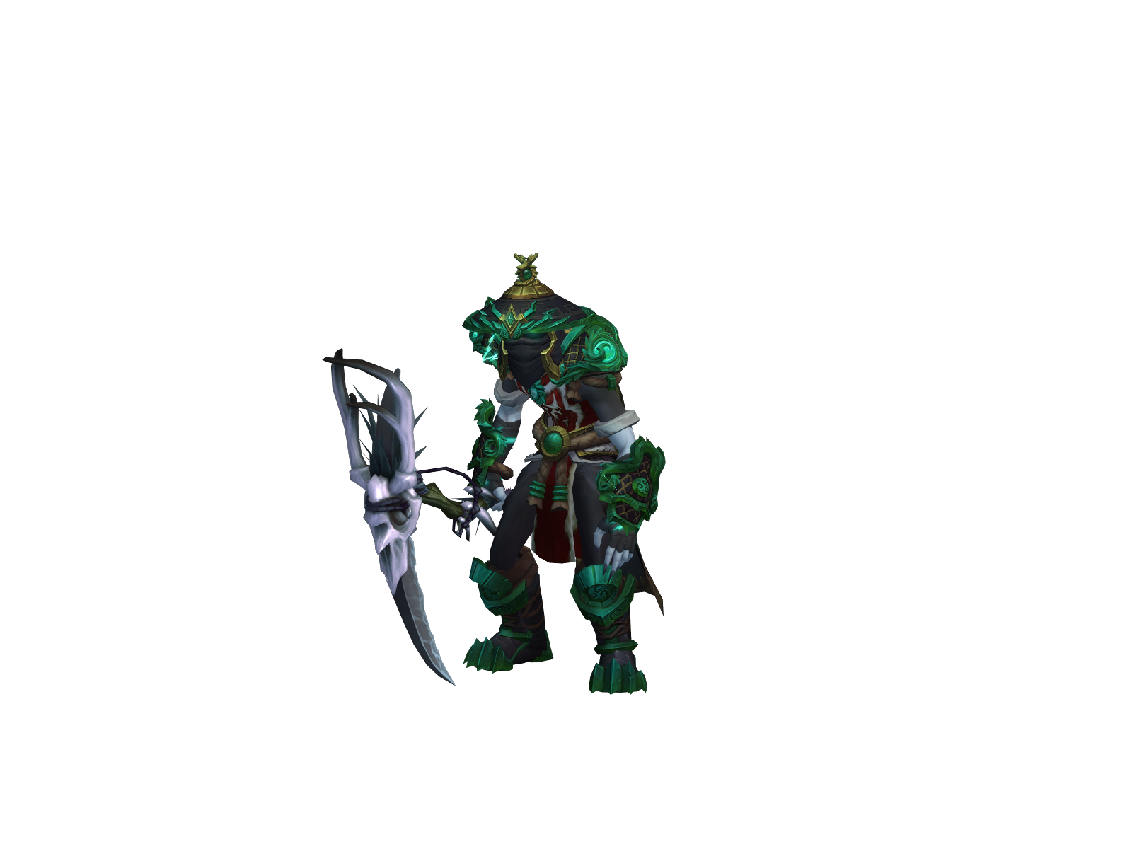Sharinmonk 3D character render