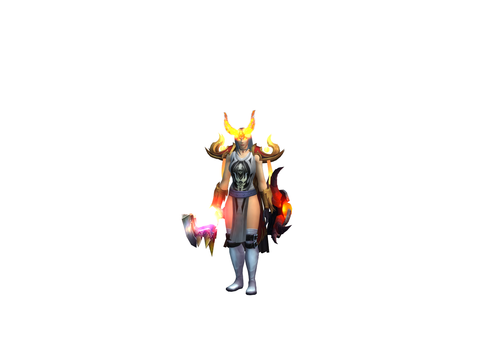 Seralyne 3D character render