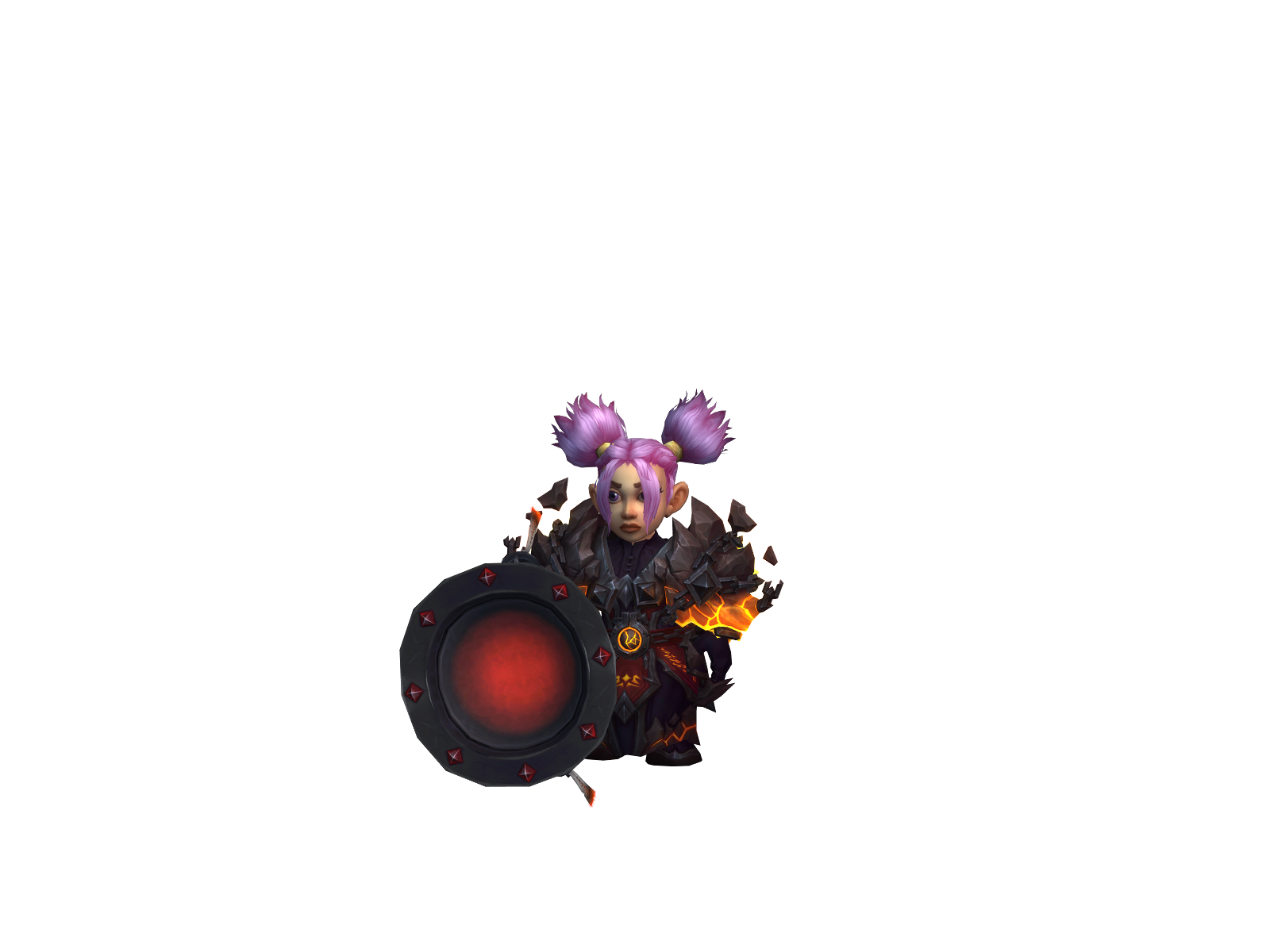 Caroll 3D character render
