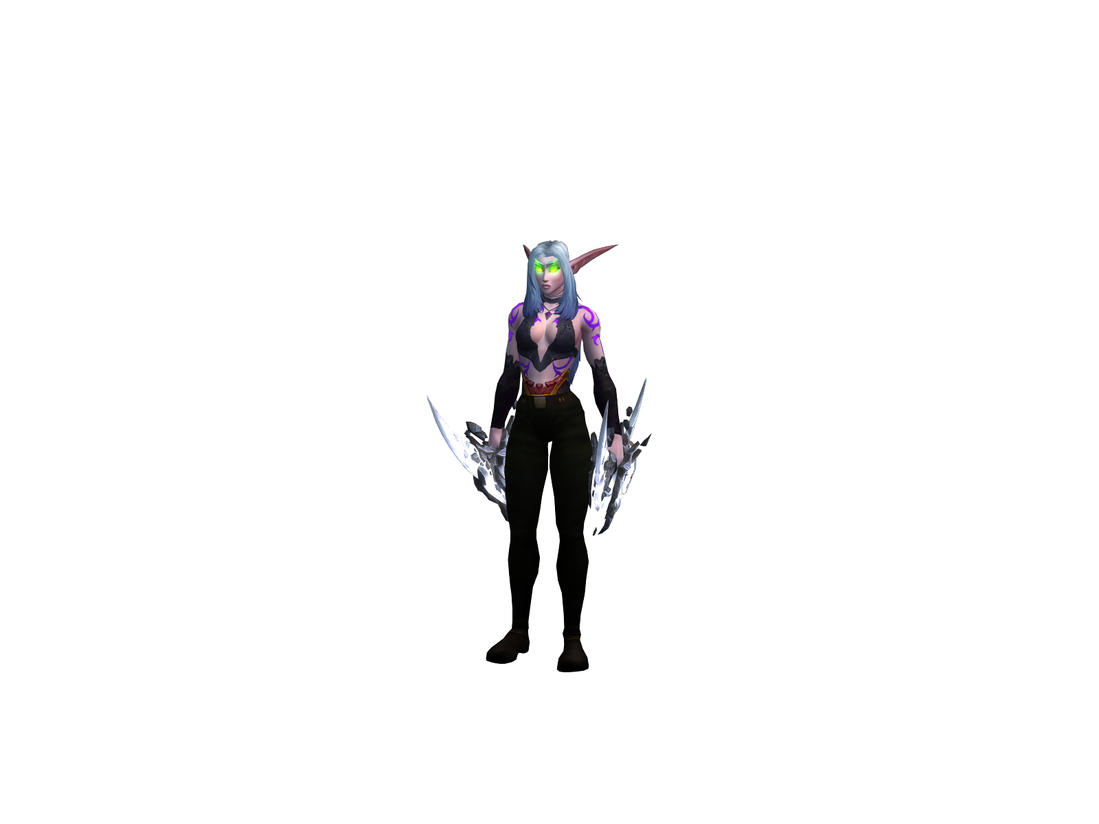 Nyxil 3D character render