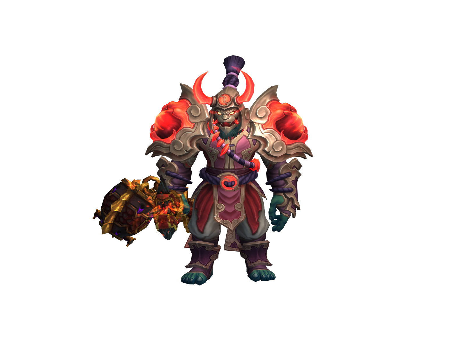 Yozomron 3D character render