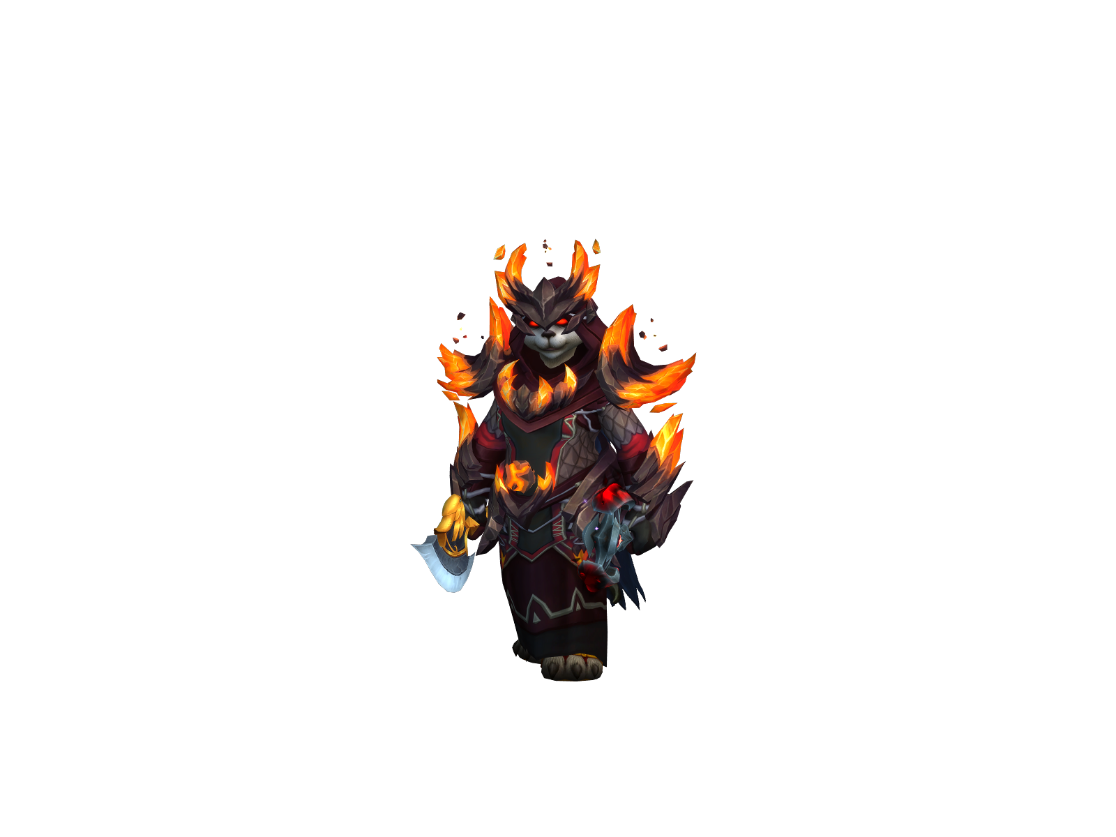 Shamabby 3D character render
