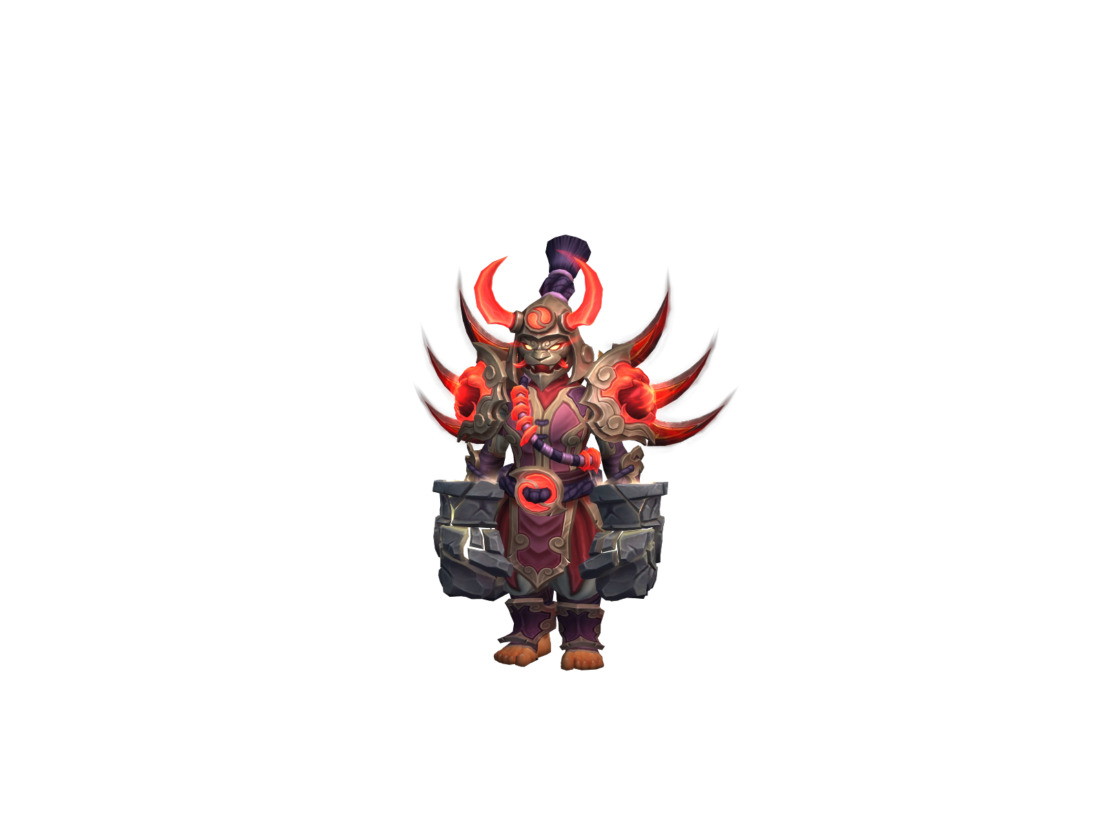 Toxichands 3D character render