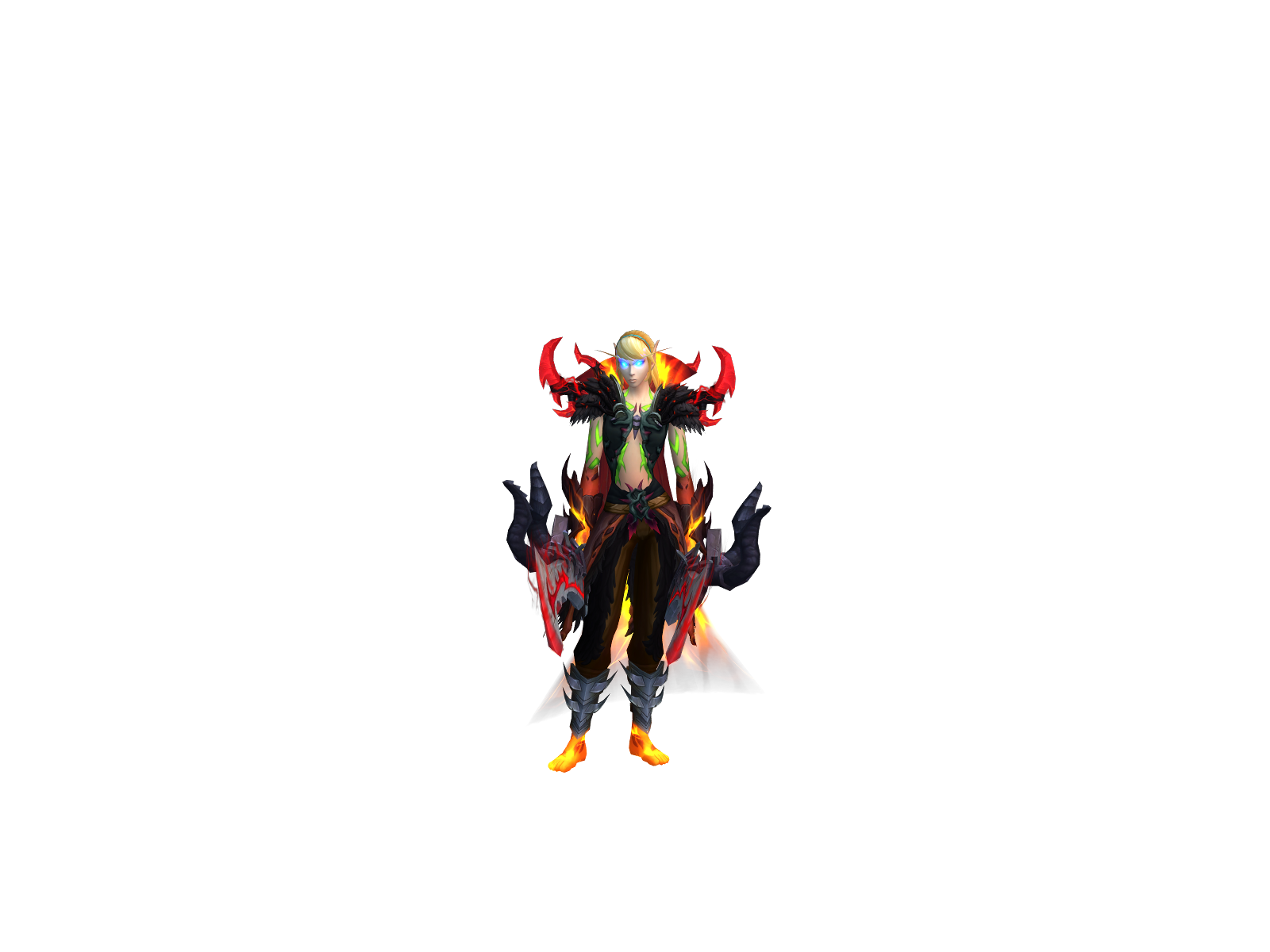 Demonfall 3D character render