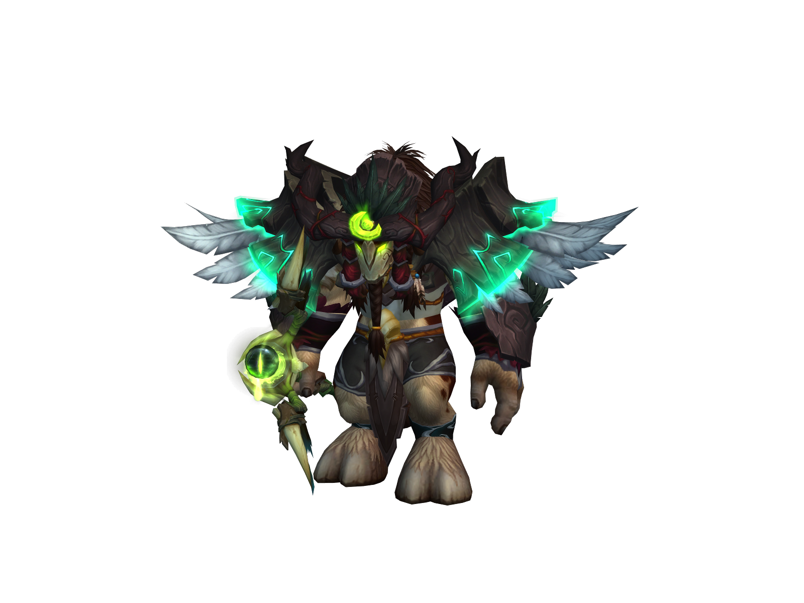 Glowkey 3D character render