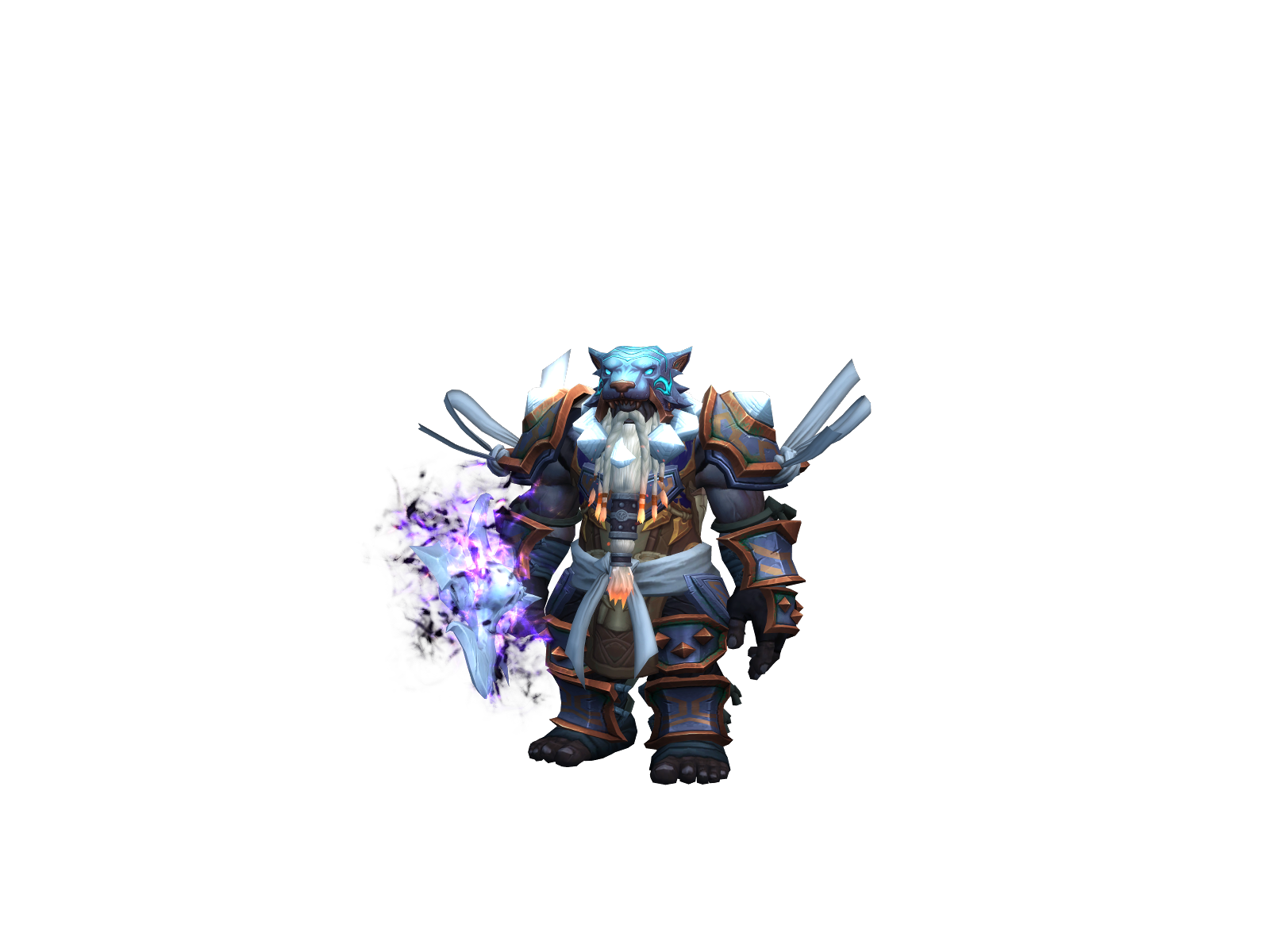 Merkaine 3D character render