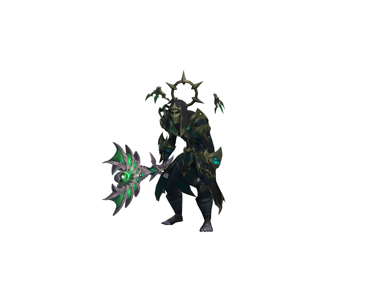 Bubblerage 3D character render