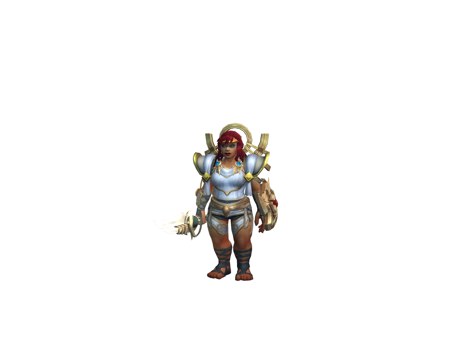Glorywoman 3D character render