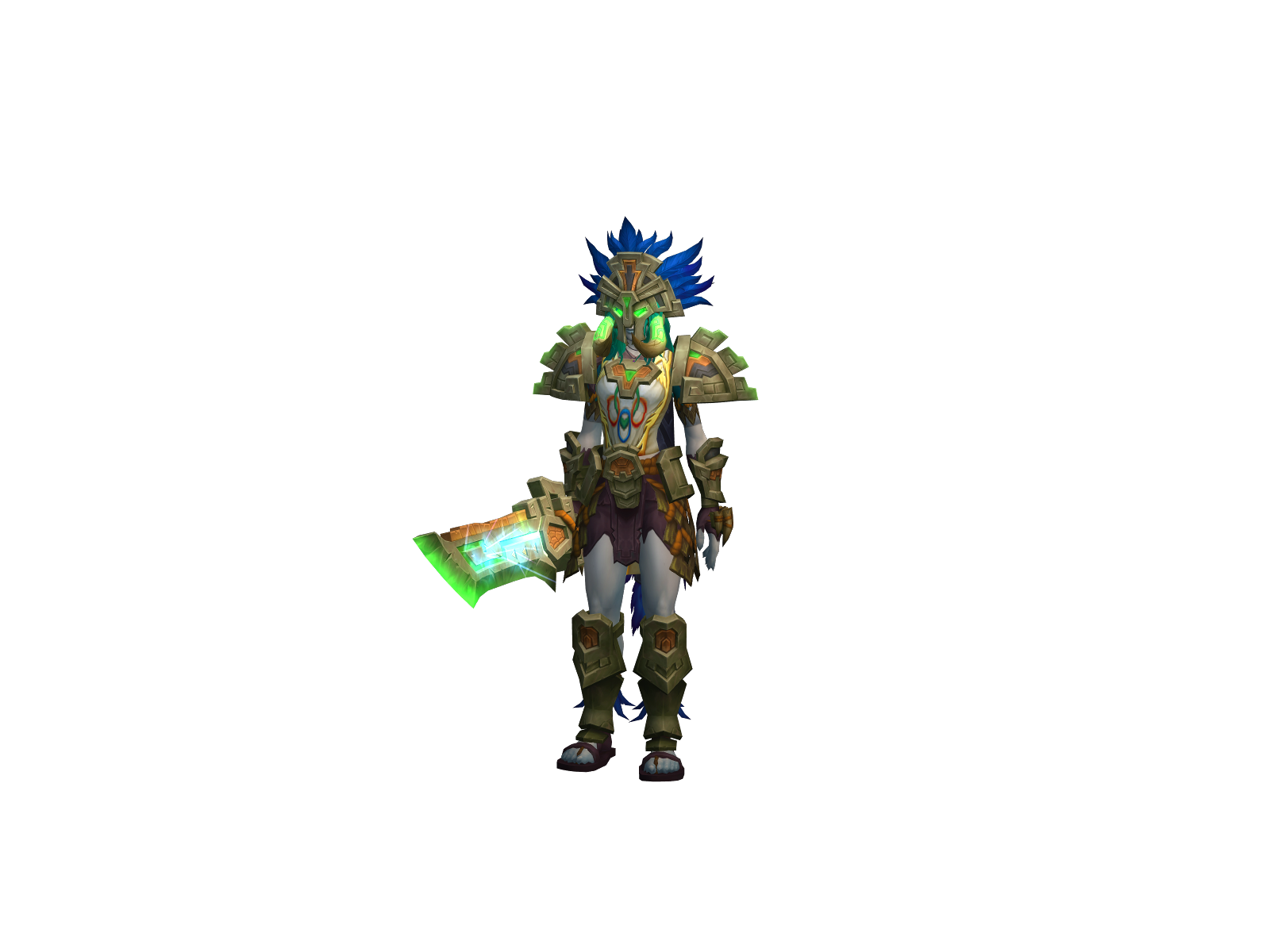 Skyrius 3D character render
