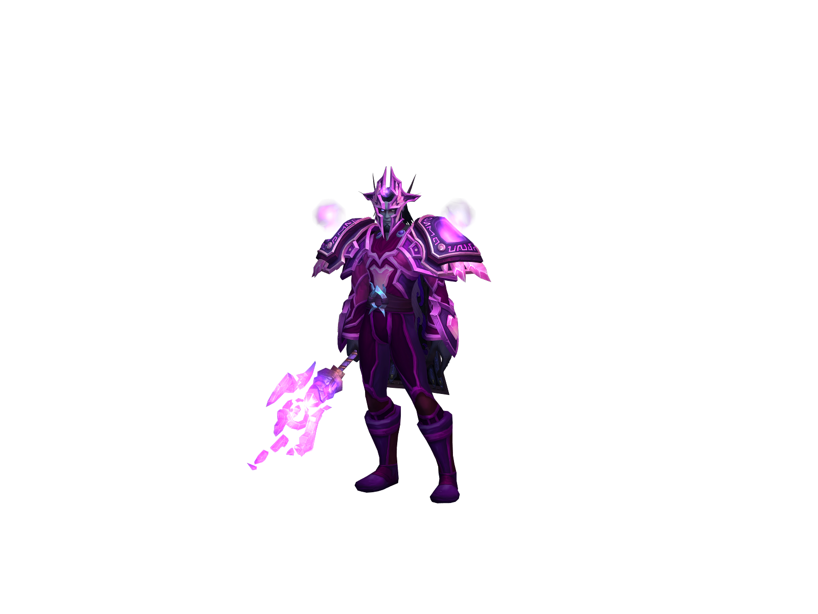 Corrupted 3D character render