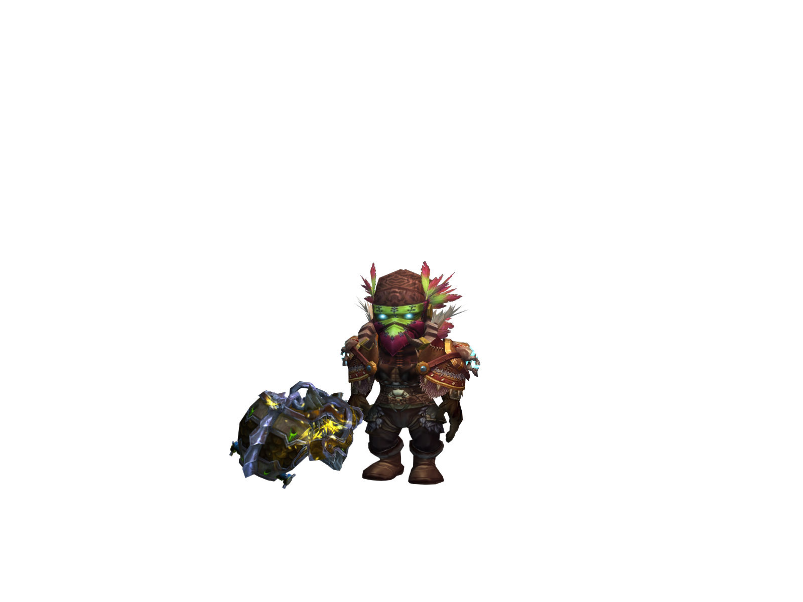 Gnovocaine 3D character render