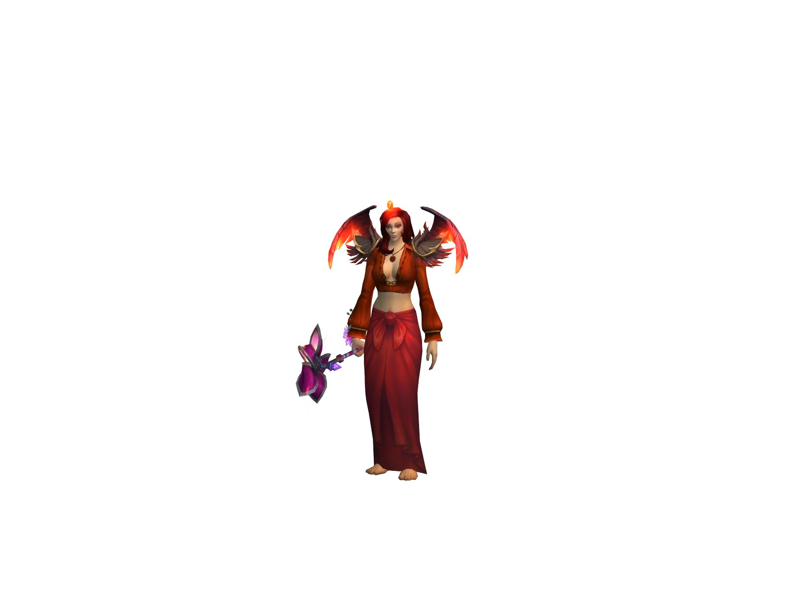 Shadowangel 3D character render