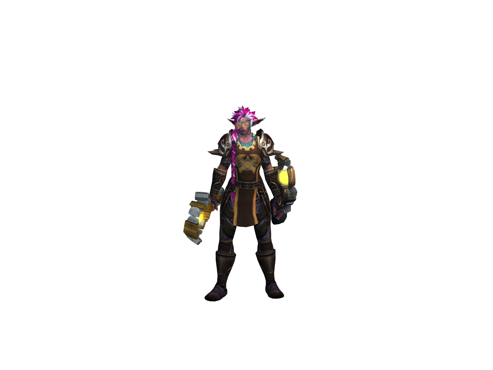 Yzra 3D character render