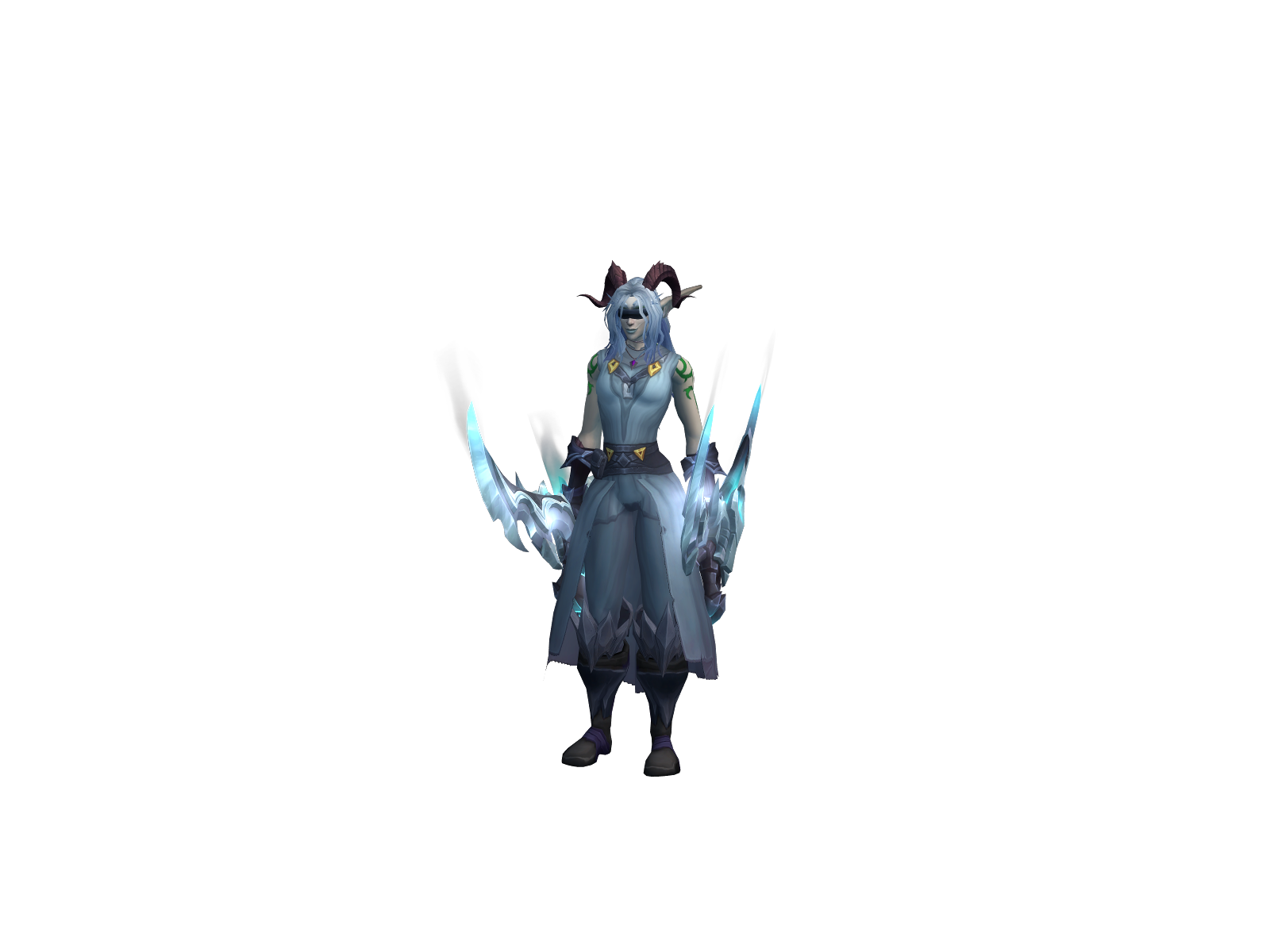 Zyrap 3D character render