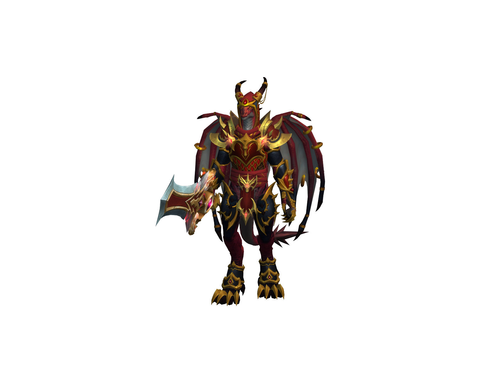 Dracaulis 3D character render