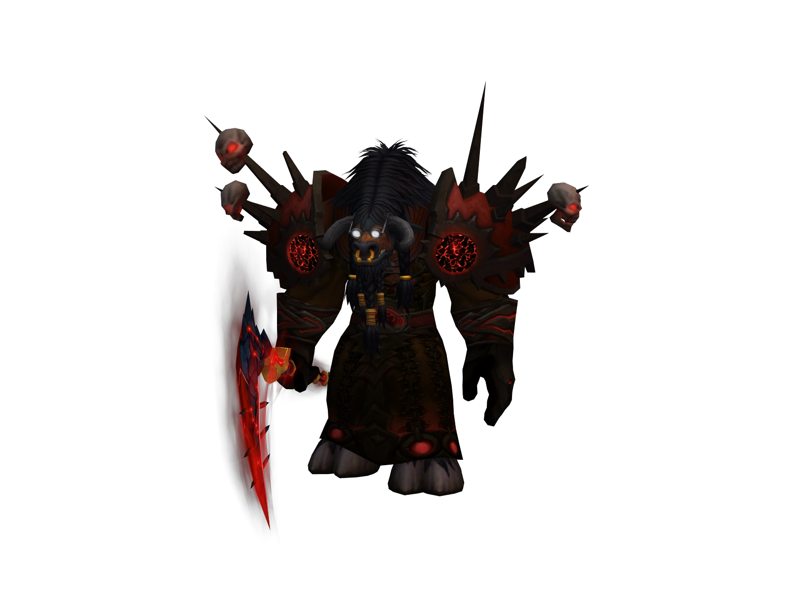 Cowruption 3D character render