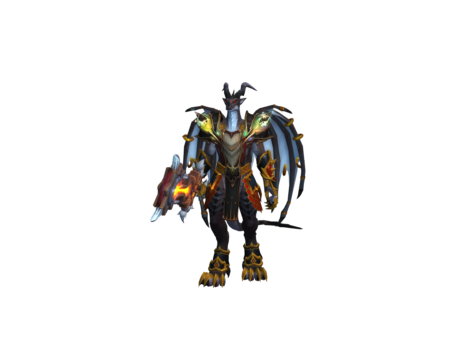 Dragthyron 3D character render
