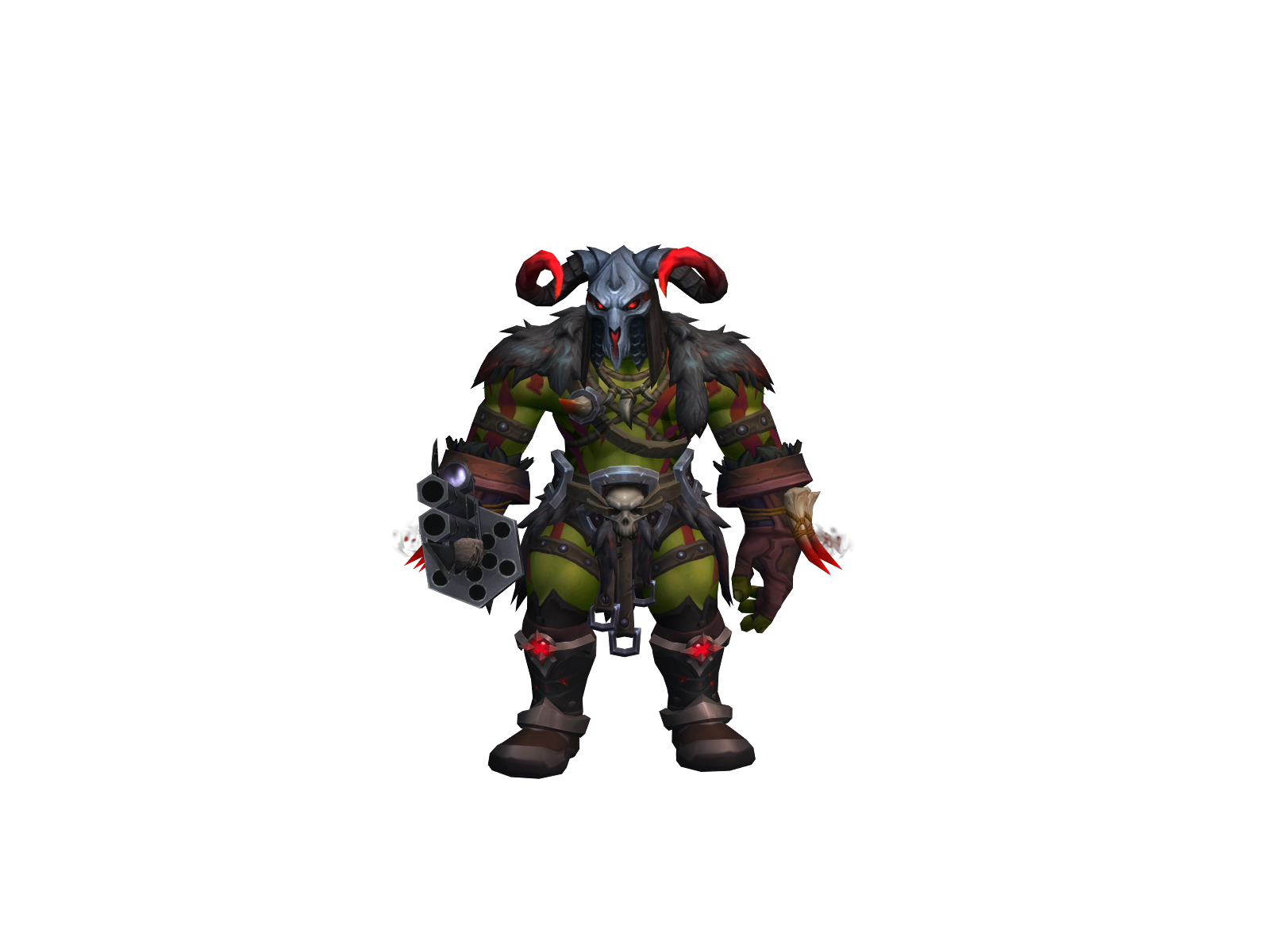 Shrekroni 3D character render