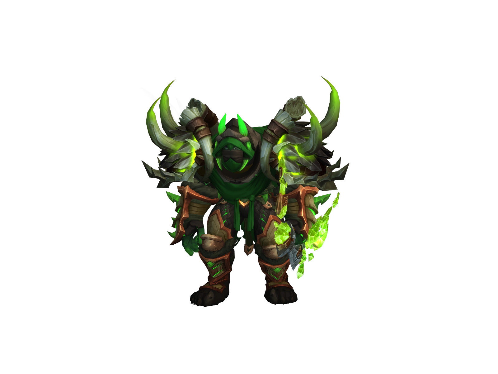 Deranged 3D character render