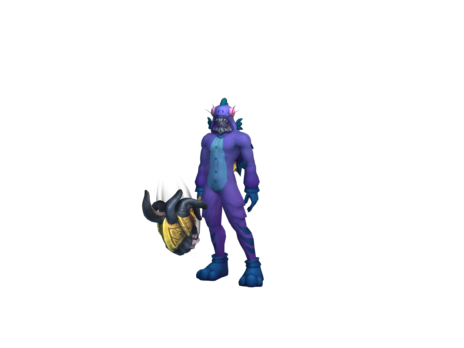 Pubuminna 3D character render