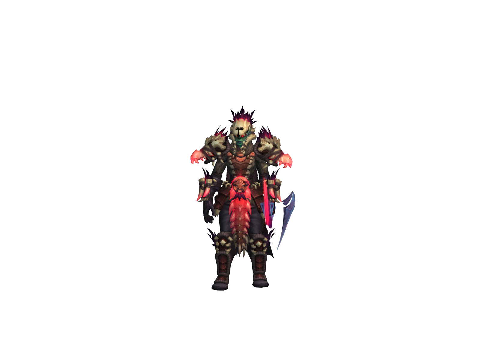 Burstmodexx 3D character render