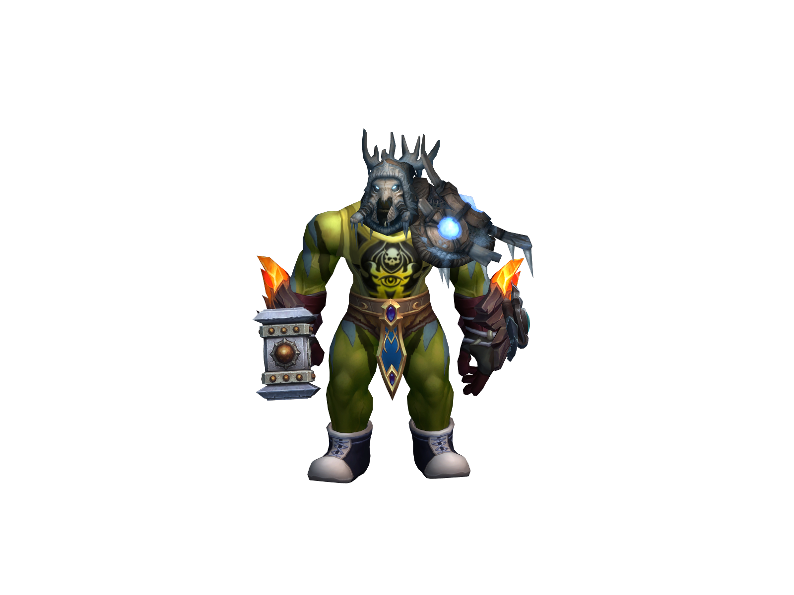 Knapsack 3D character render