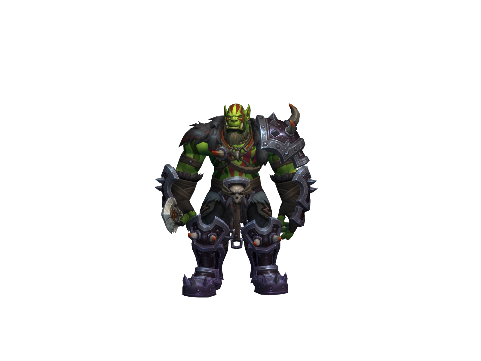 Gogrim 3D character render