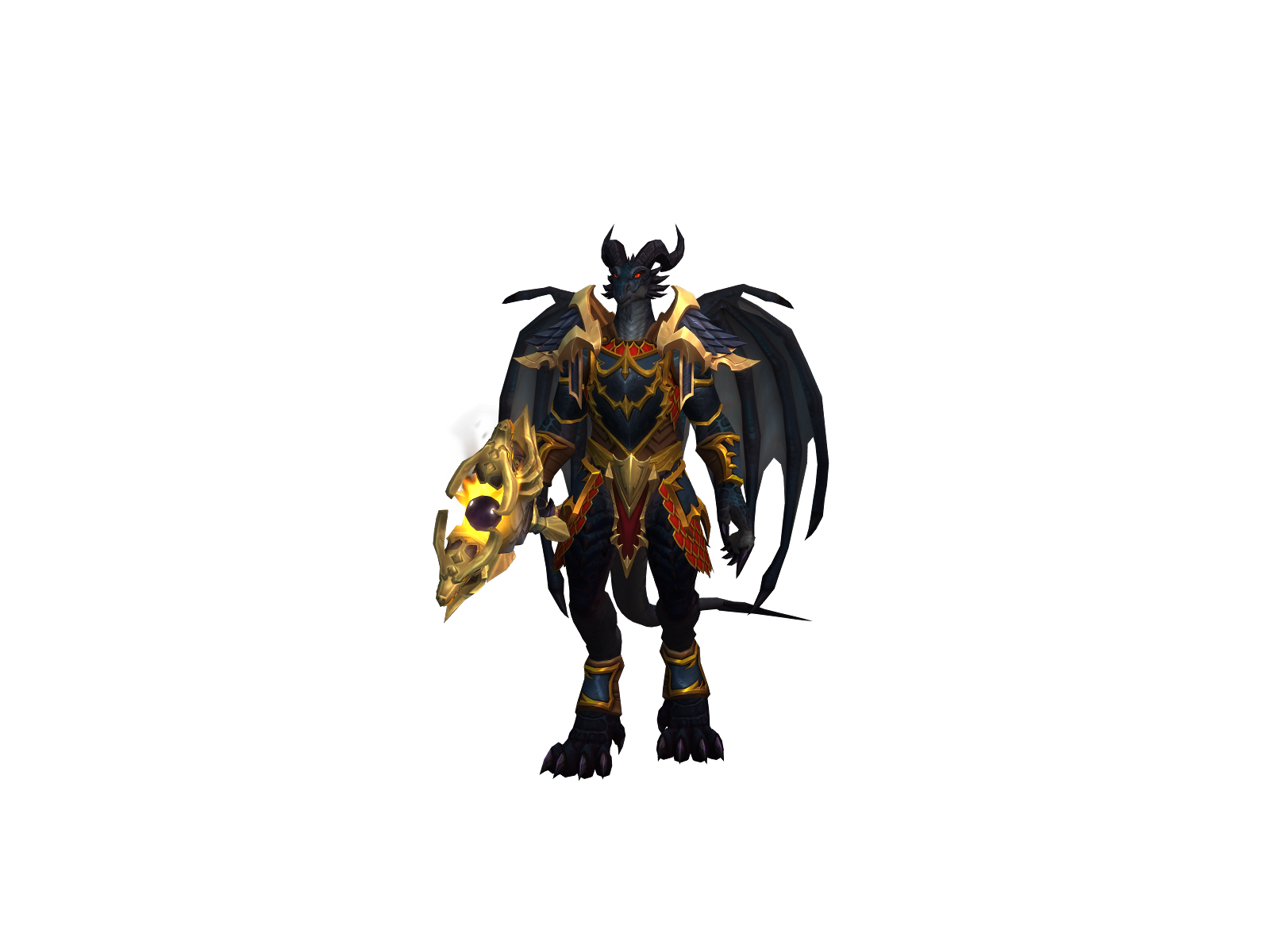Dracularion 3D character render