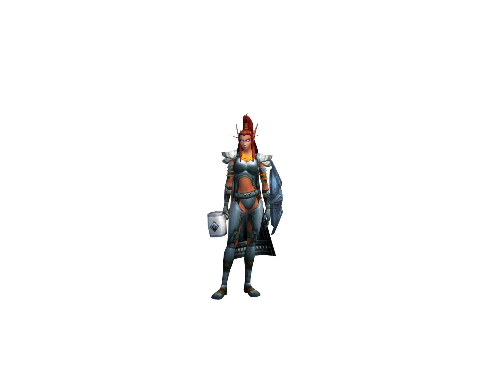 Fláreon 3D character render