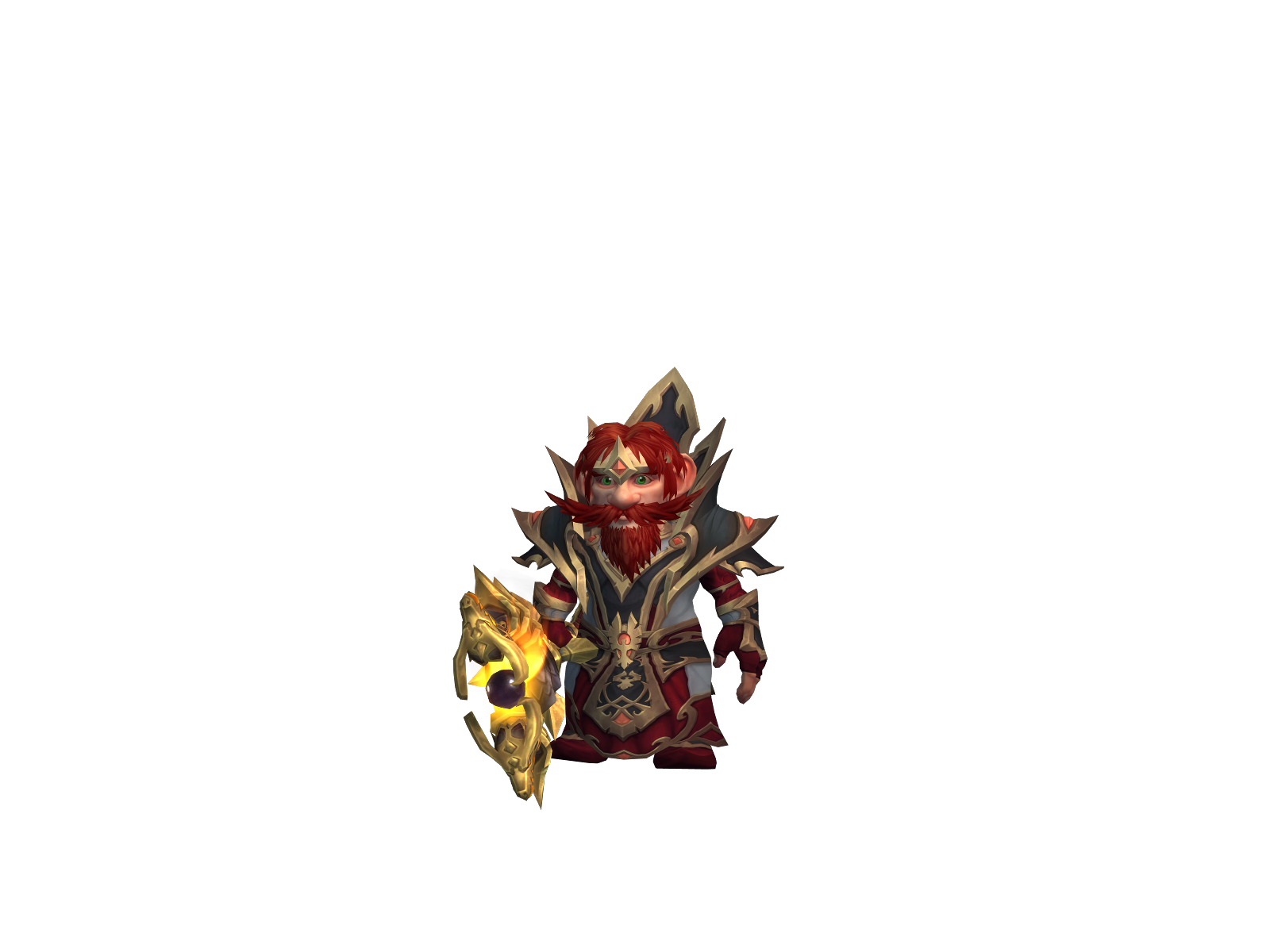 Augie 3D character render