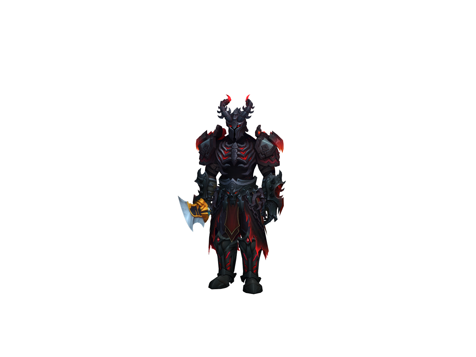 Wrathziel 3D character render