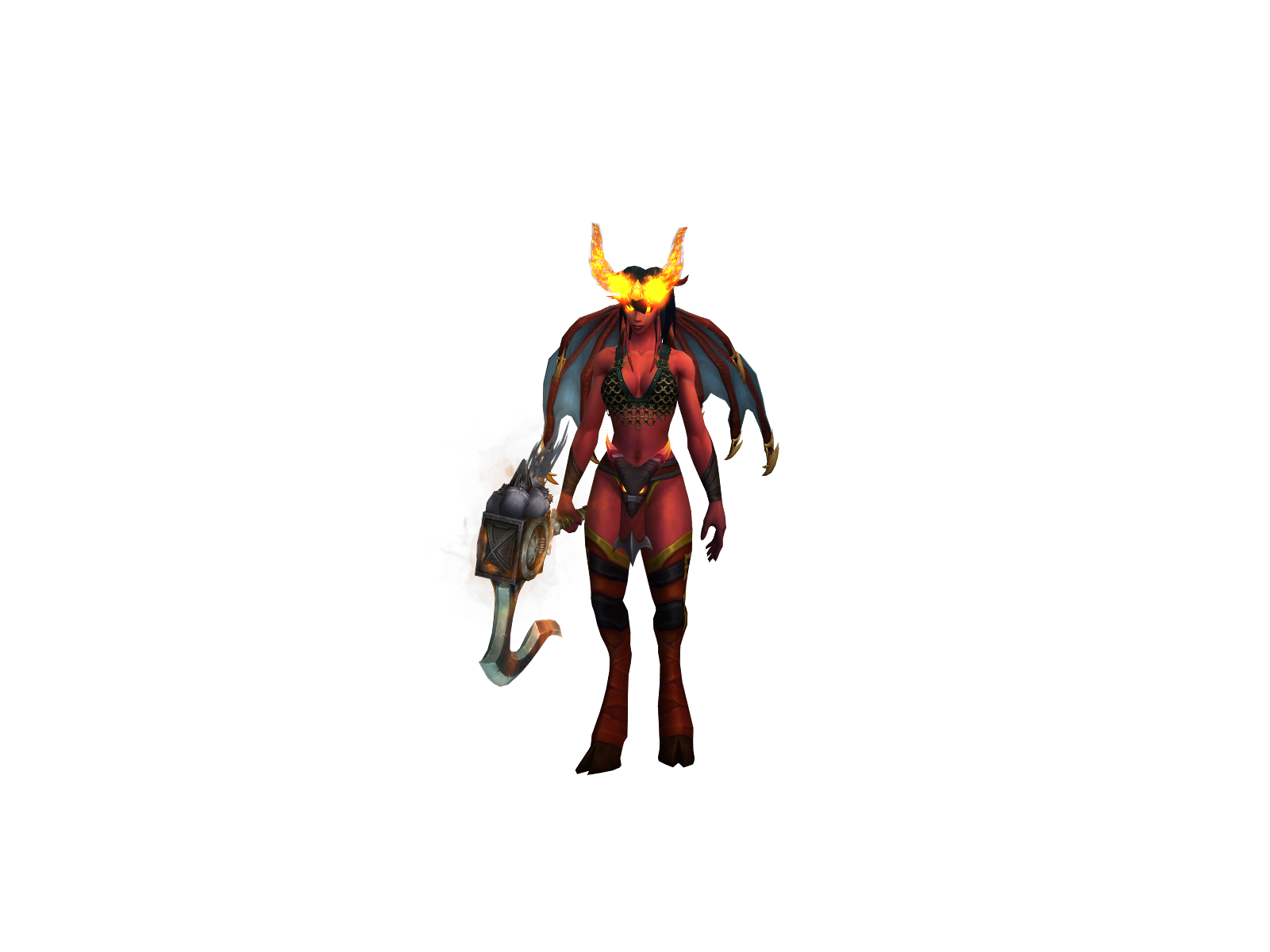Audrid 3D character render