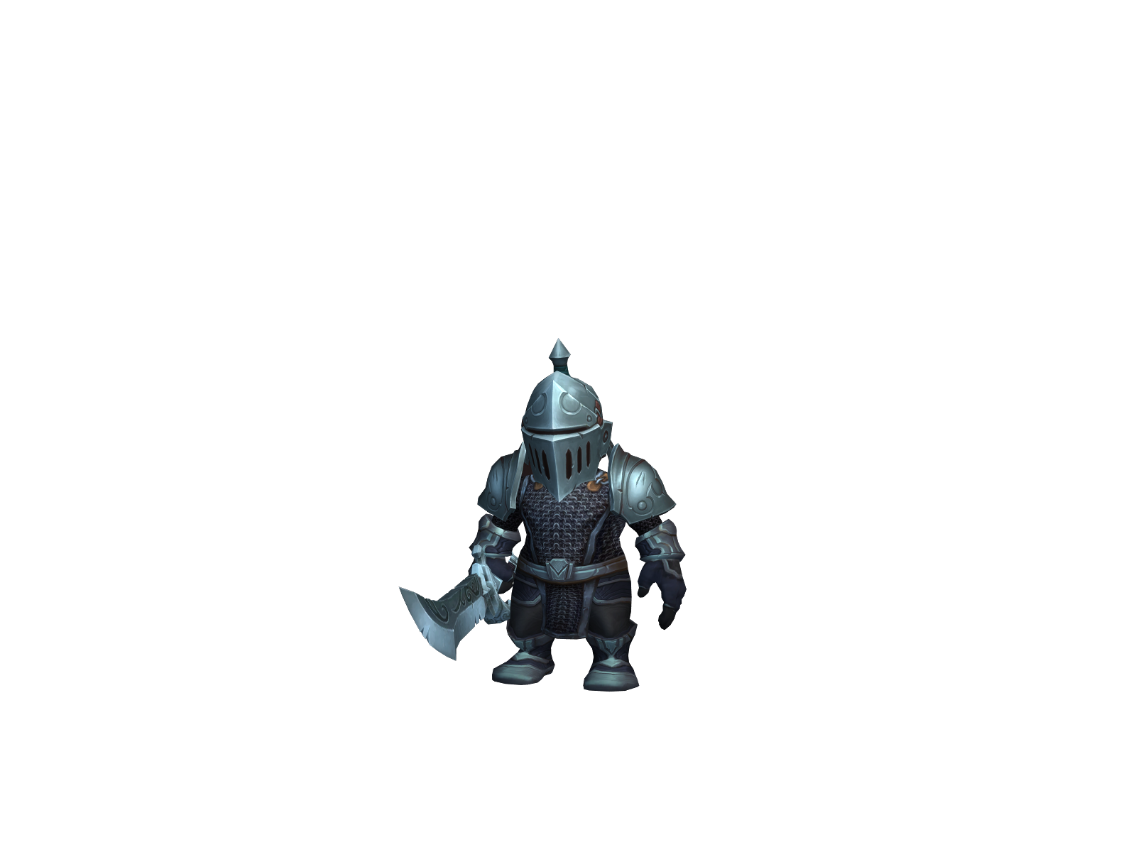 Herulf 3D character render