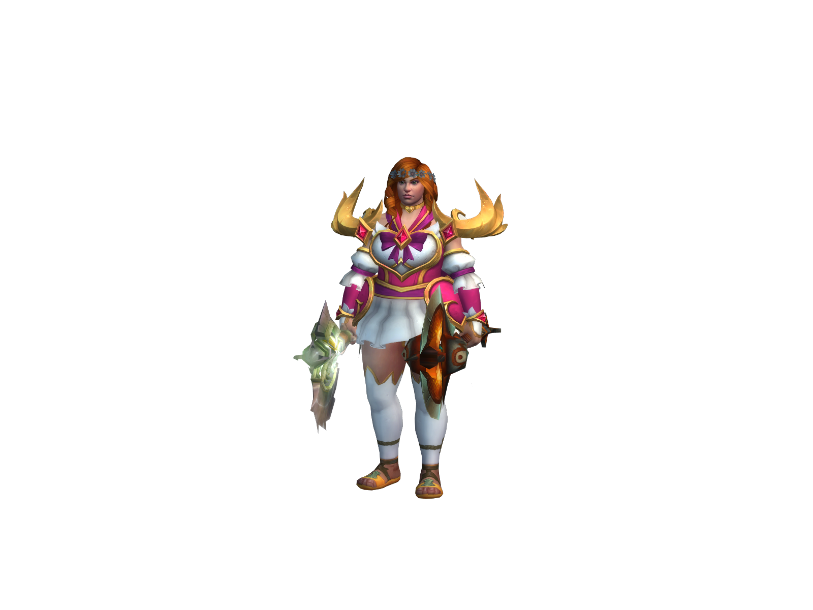 Sonya 3D character render