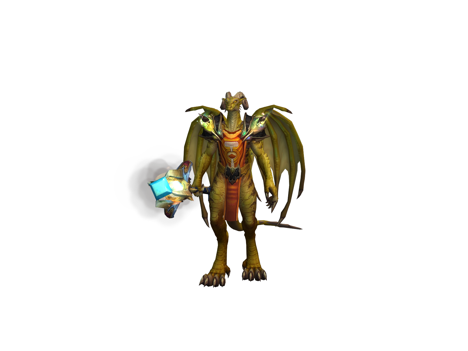 Dragginheels 3D character render