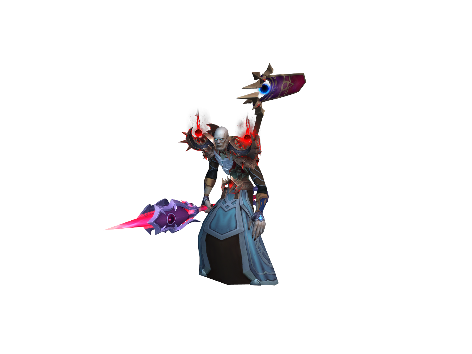 Pallor 3D character render