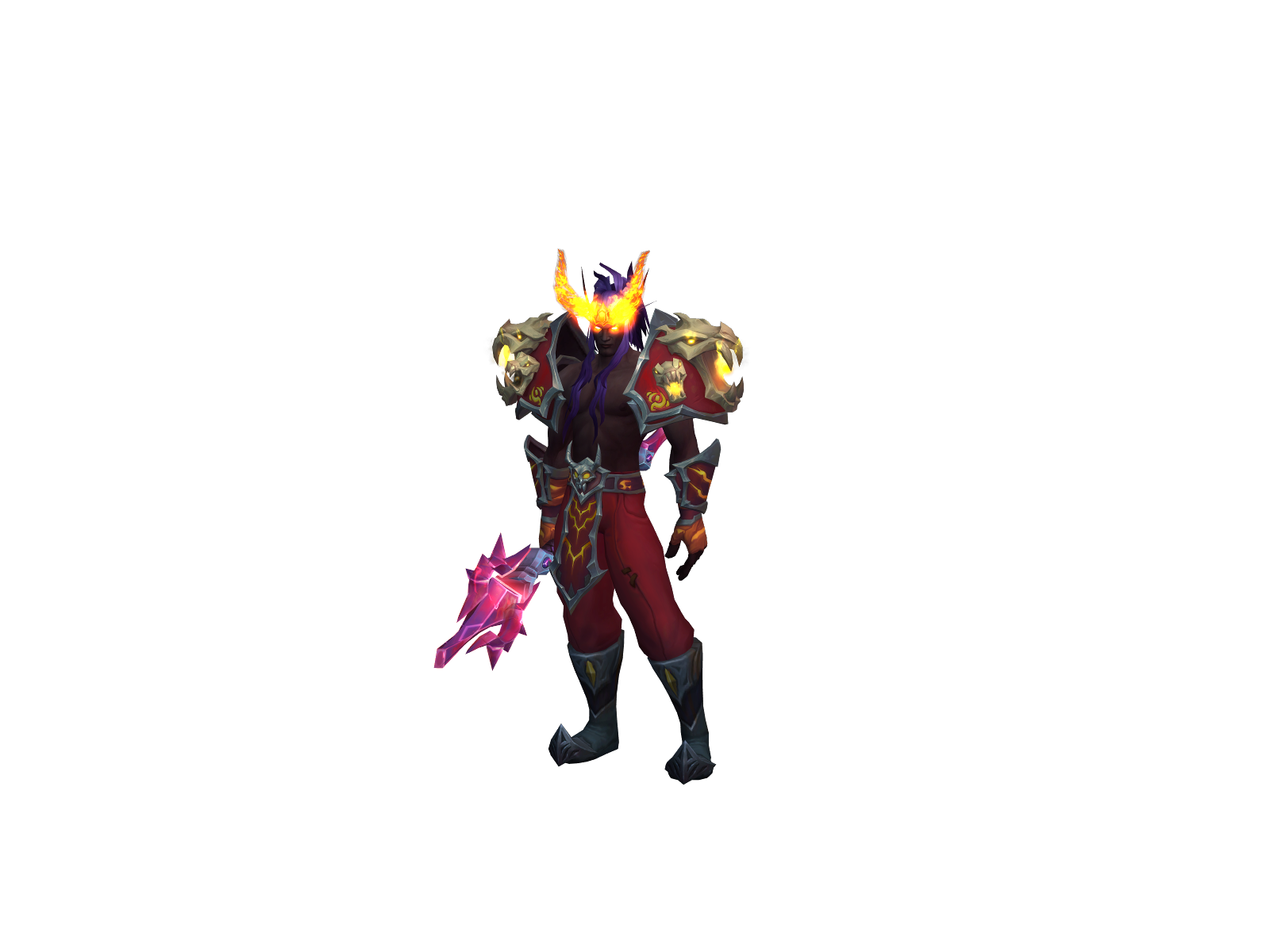 Exhausted WoW character banner