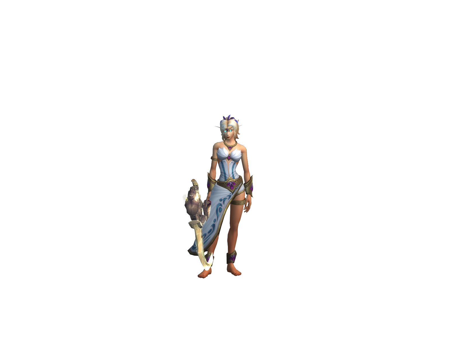 Minnora 3D character render