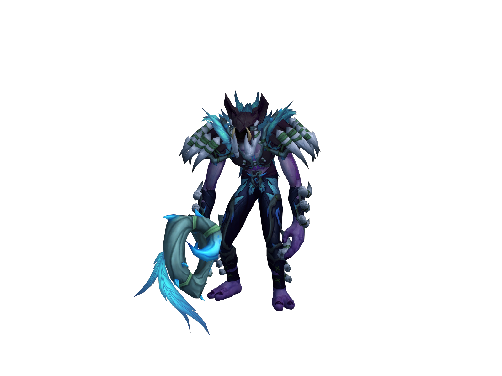 Hetzul 3D character render