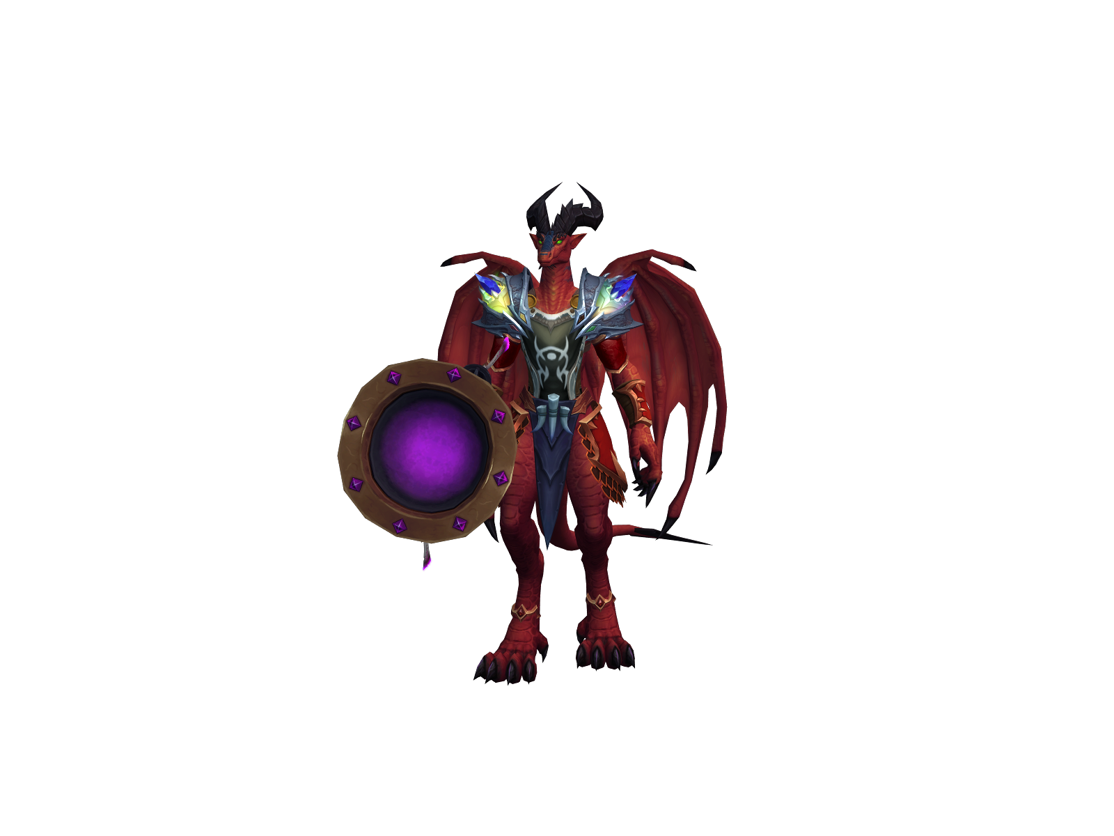 Reddragontat 3D character render