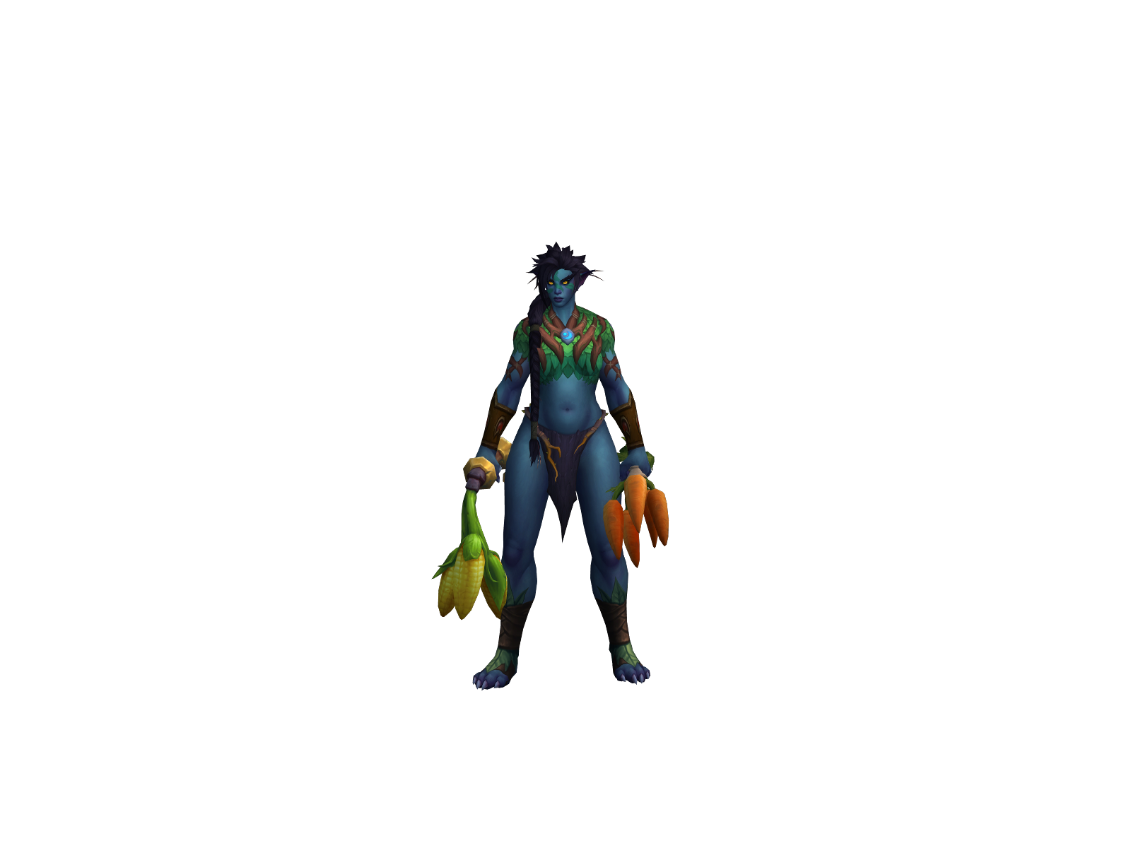 Køvu 3D character render