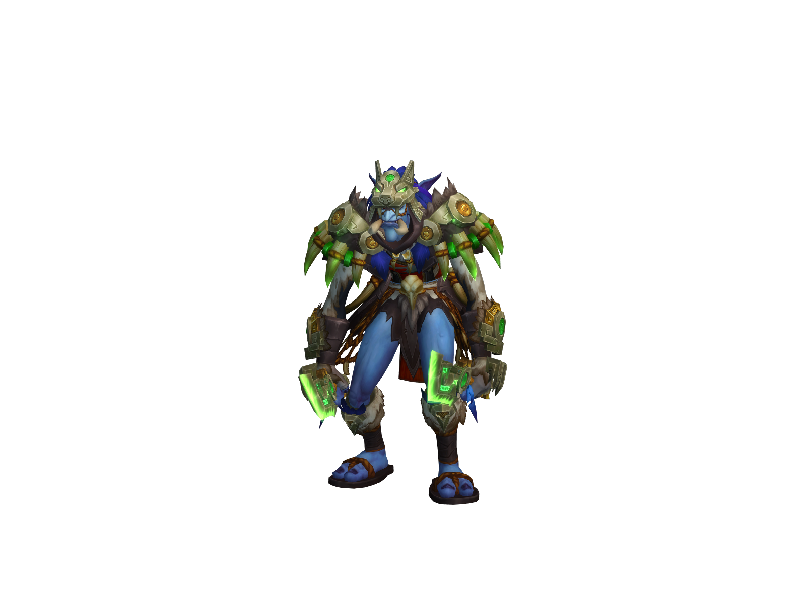 Natedow 3D character render