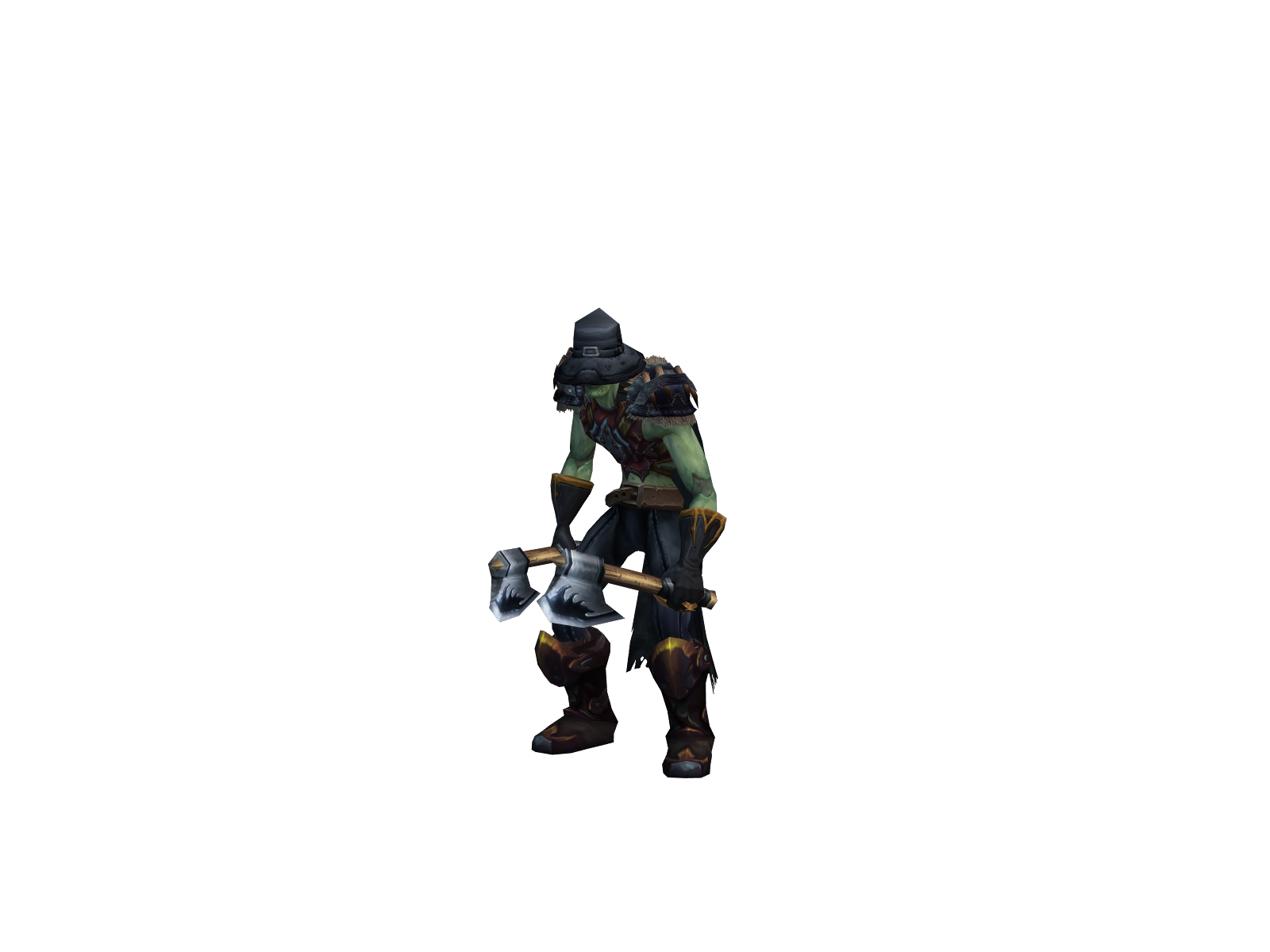 Boneloss 3D character render