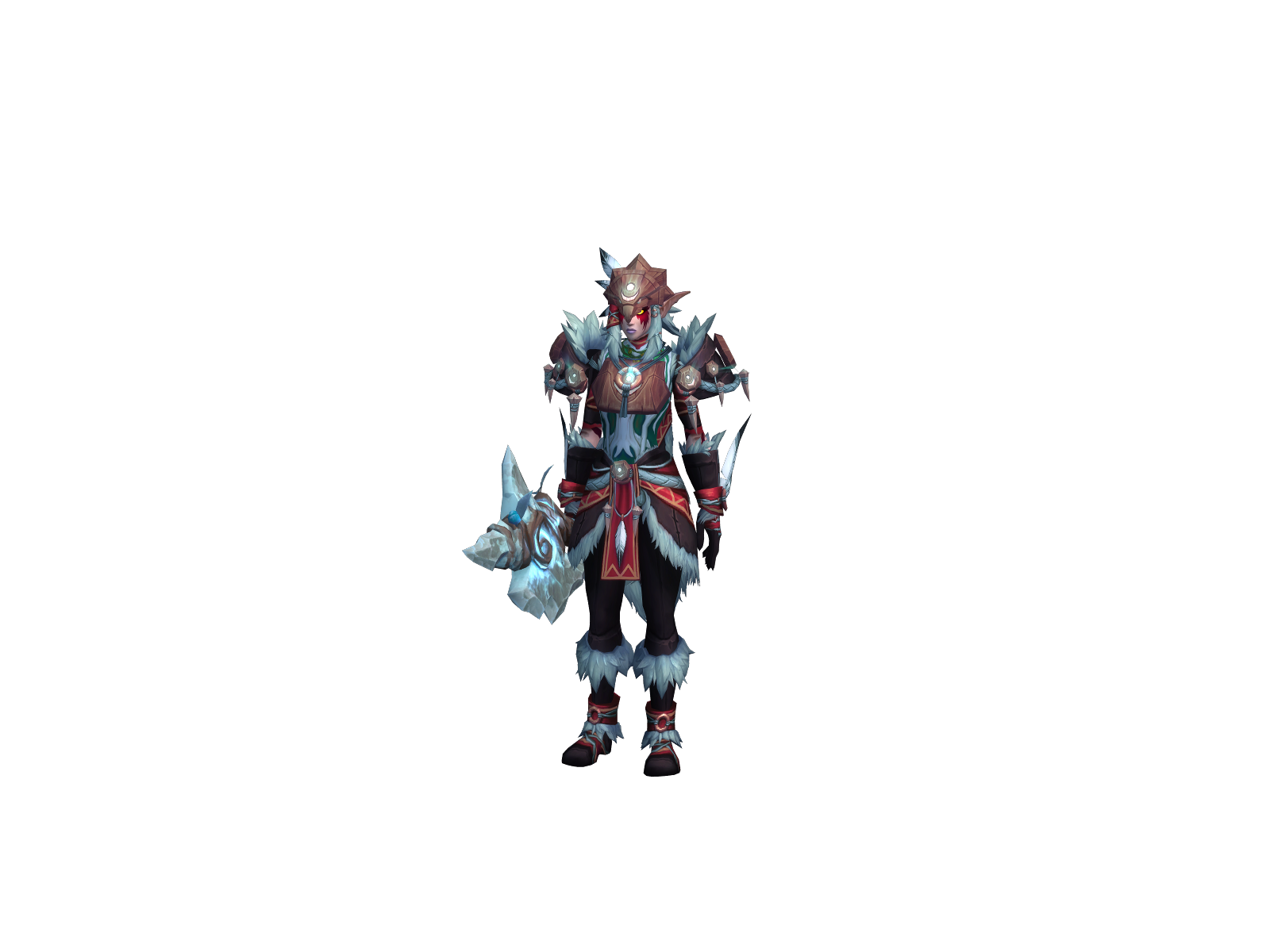 Unbound 3D character render